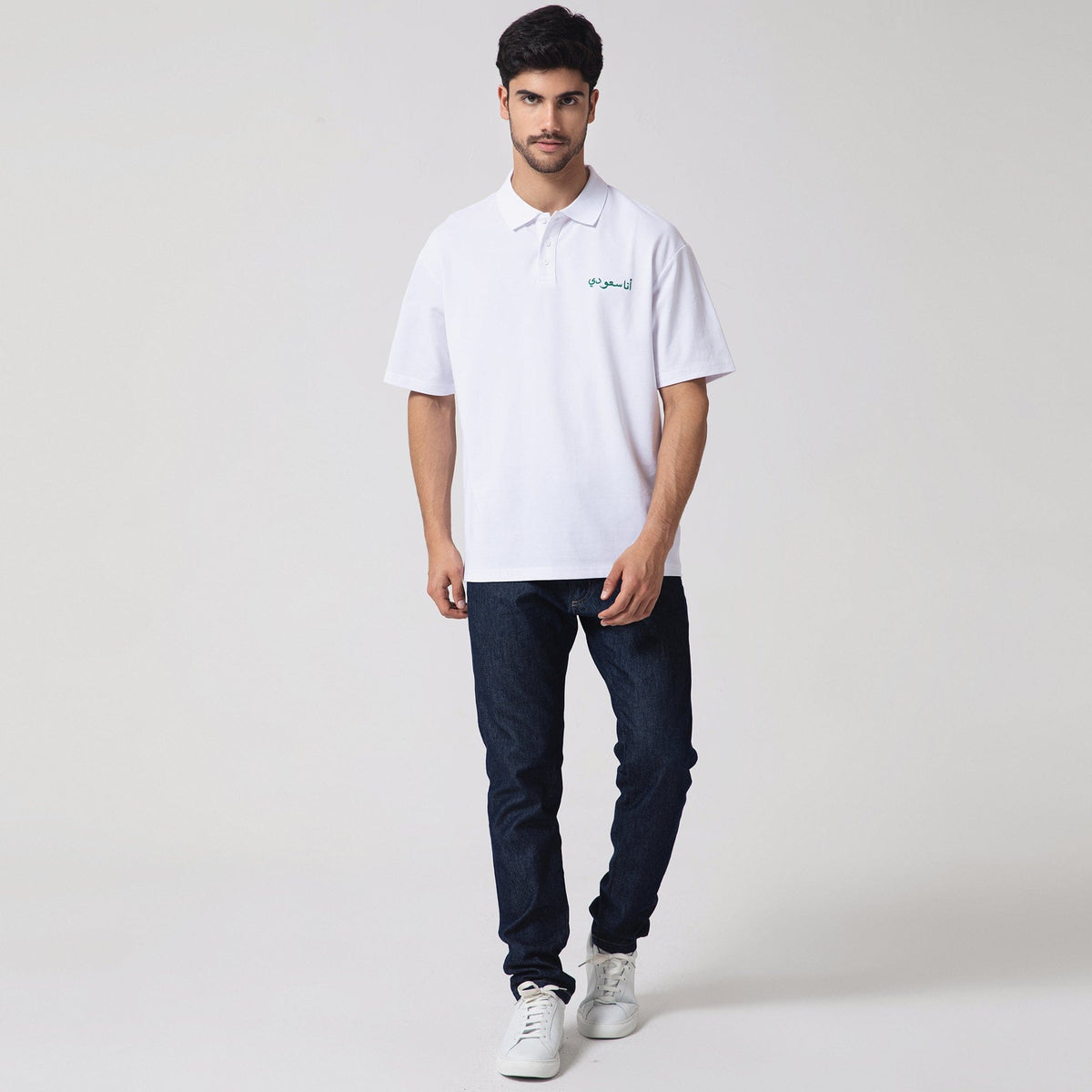 Printed Casual Polo Shirt for Men Image