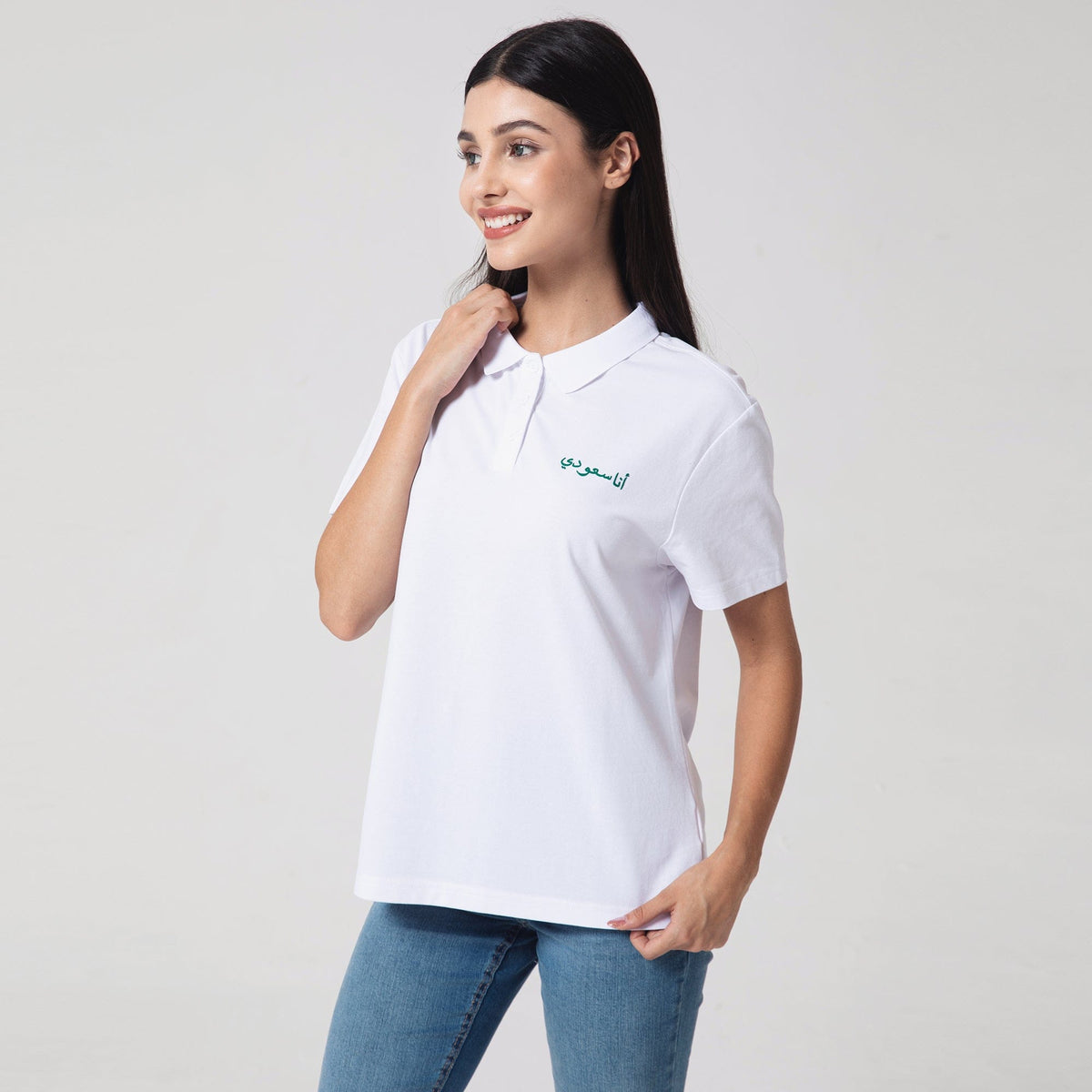 Printed Casual Polo Shirt for Women Image