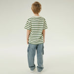 بولوشيرت كاجوال مخطط للأولاد