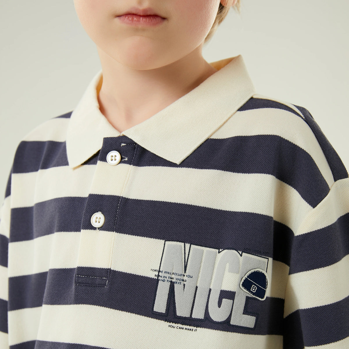 بولوشيرت كاجوال مخطط للأولاد