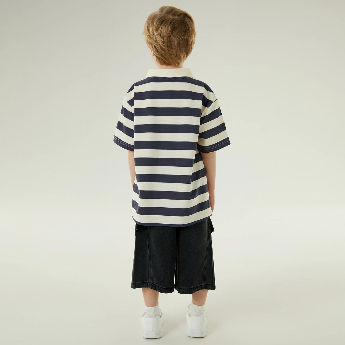 بولوشيرت كاجوال مخطط للأولاد