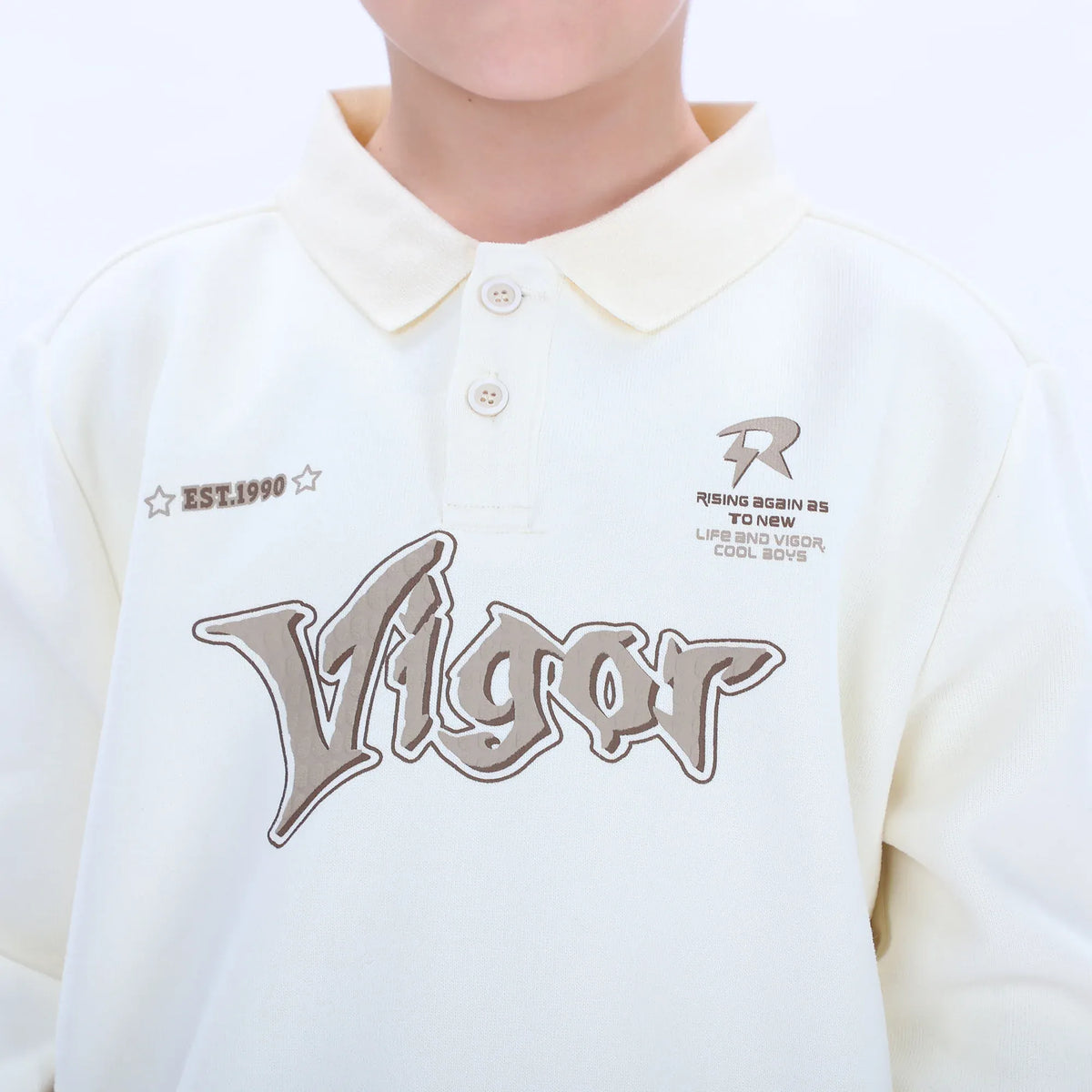 Casual Printed Polo Shirt for Boys Image