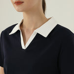 بولوشيرت نسائي بألوان متداخلة