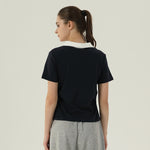 بولوشيرت نسائي بألوان متداخلة