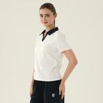 بولوشيرت نسائي بألوان متداخلة