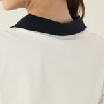 بولوشيرت نسائي بألوان متداخلة