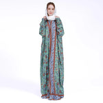 Green Isalmic Prayer Robe For Women Image
