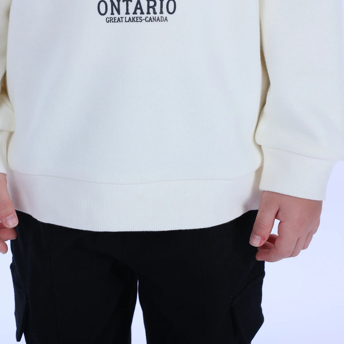 Casual Printed Hoodie for Boys Image