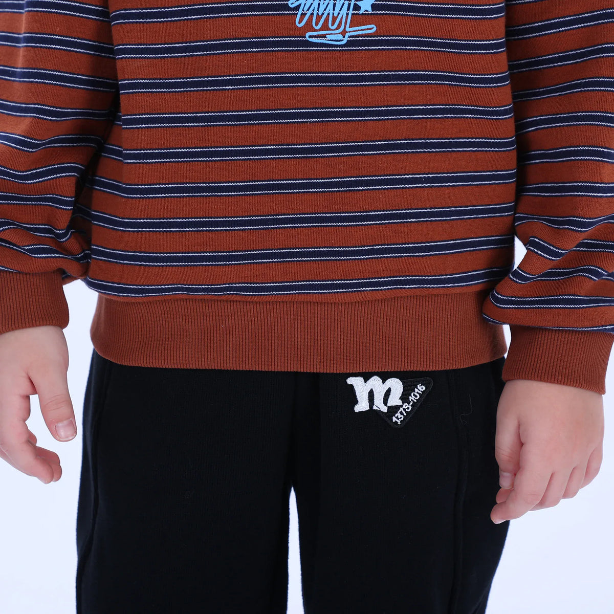 Casual Striped Sweatshirt for Boys Image