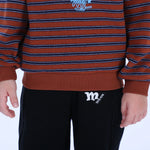 Casual Striped Sweatshirt for Boys Image