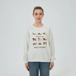 Embroidery Sweatshirt for Women Image
