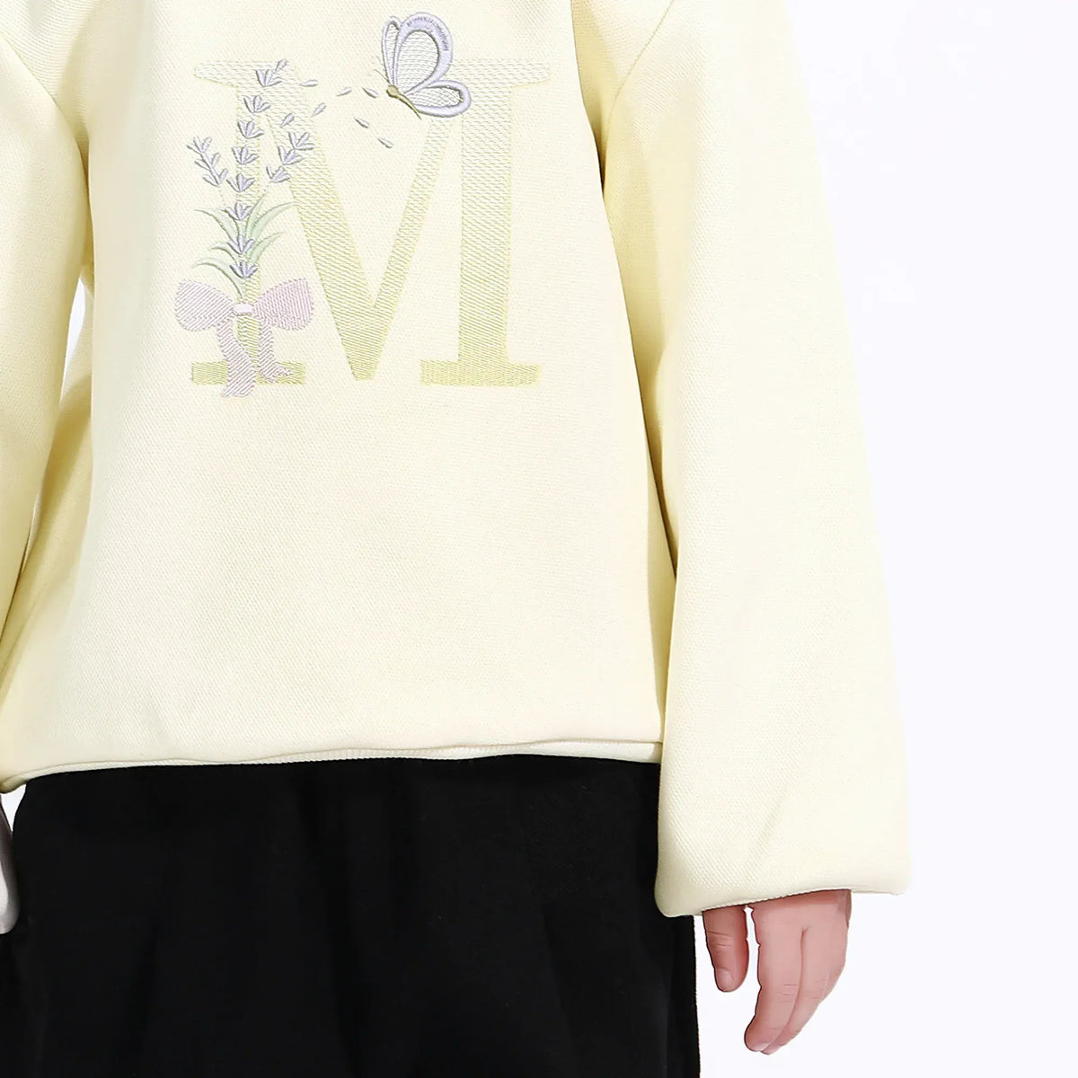 Casual Printed Sweatshirt for Girls Image