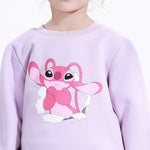 Casual Printed Sweatshirt for Girls Image