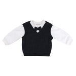 Casual Color-Blocked Sweatshirt for Baby boy Image