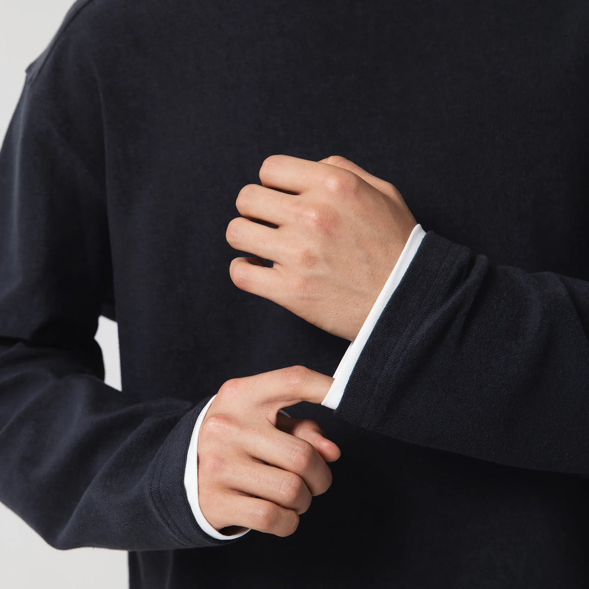 Casual Plain Sweatshirt for Men Image