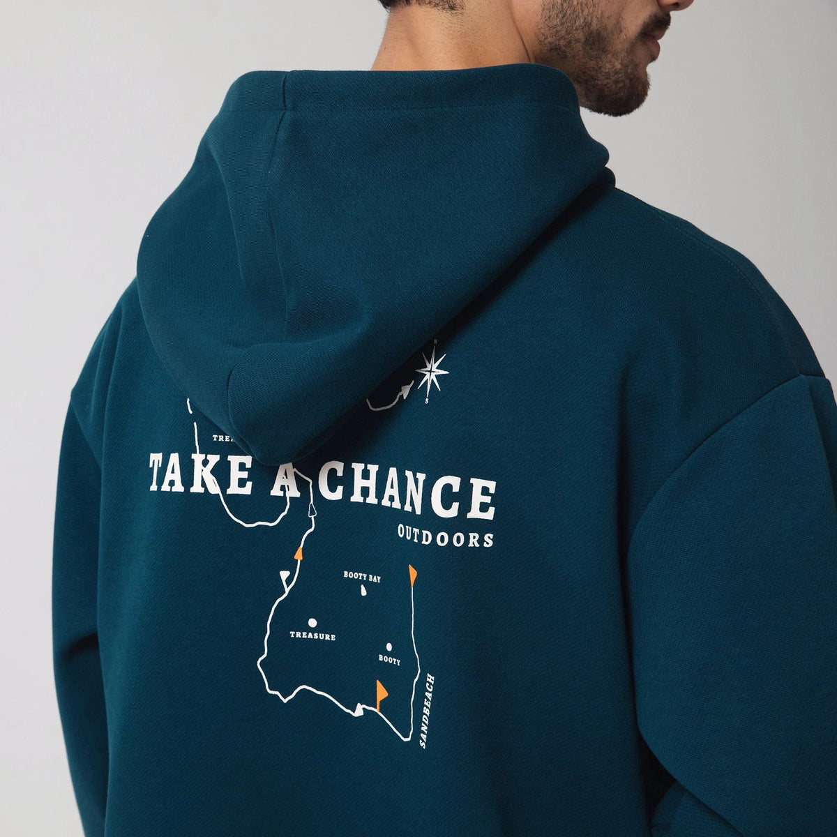 Casual Printed Hoodie for Men Image