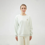 Embroidery Loose Drop-Shoulder Sweatshirt with Circular for Women Image