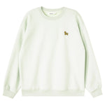 Embroidery Loose Drop-Shoulder Sweatshirt with Circular for Women Image