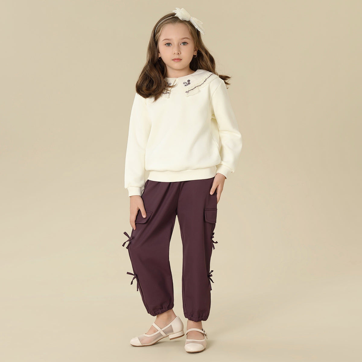 Embroidery Pullover For Girls