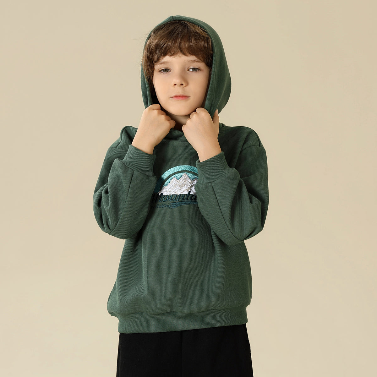 Embroidery Hoodie For Boys