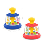 6M Blue Push & Tumble Toy for Baby Image