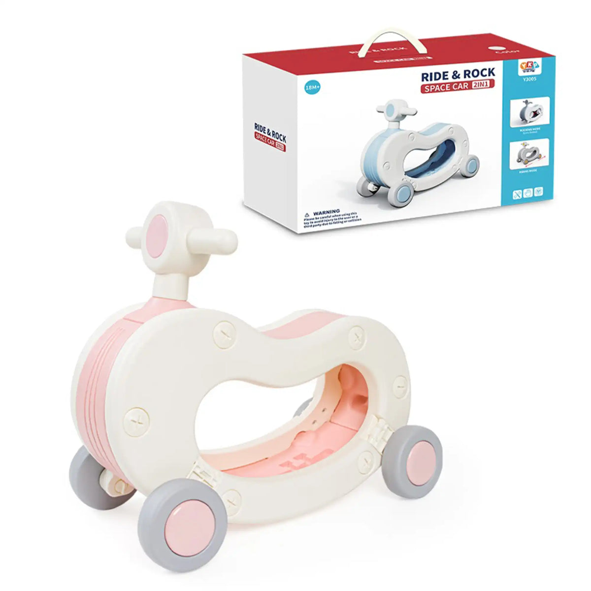 18M - 6Y Pink Rocking Horse Image