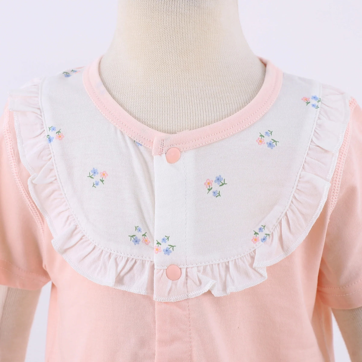 Floral Pajamas Romper for Baby Image