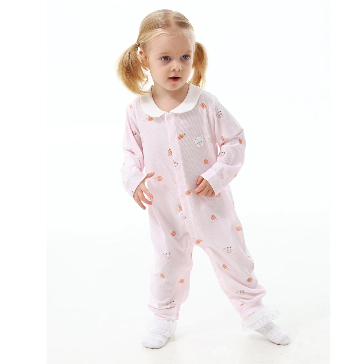 Printed Pajamas Romper for Baby Image