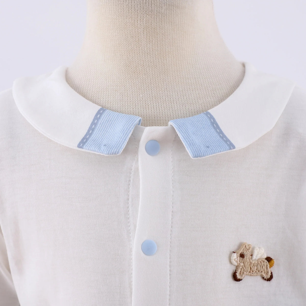 Printed Classic Romper for Baby Boy Image