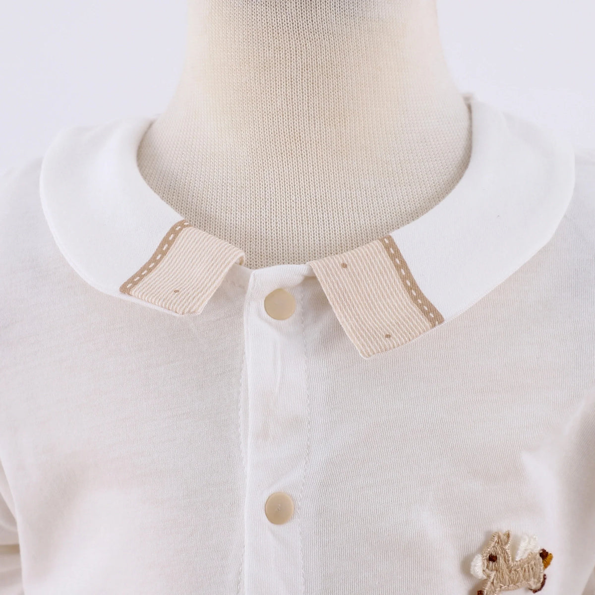 Printed Classic Romper for Baby Boy Image
