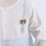 Checked Classic Romper for Baby Boy Image