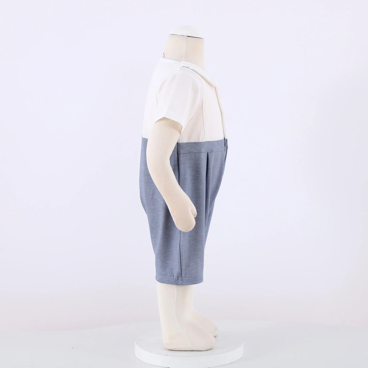 Color-Blocked Classic Romper for Baby Boy Image