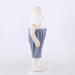 Color-Blocked Classic Romper for Baby Boy Image