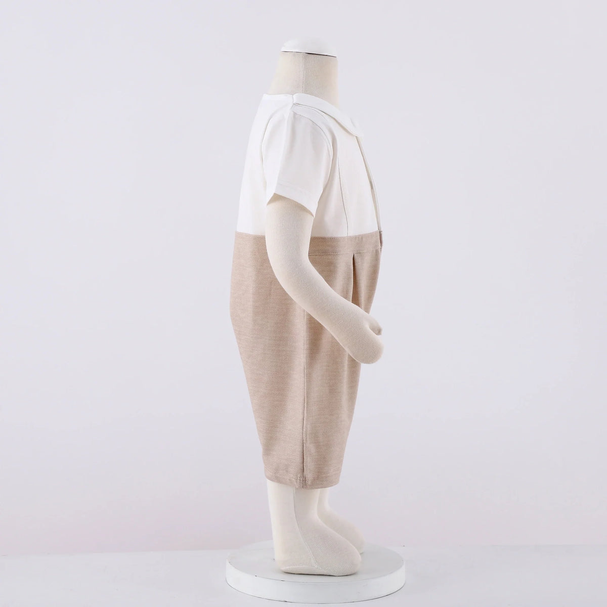 Color-Blocked Classic Romper for Baby Boy Image