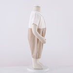 Color-Blocked Classic Romper for Baby Boy Image