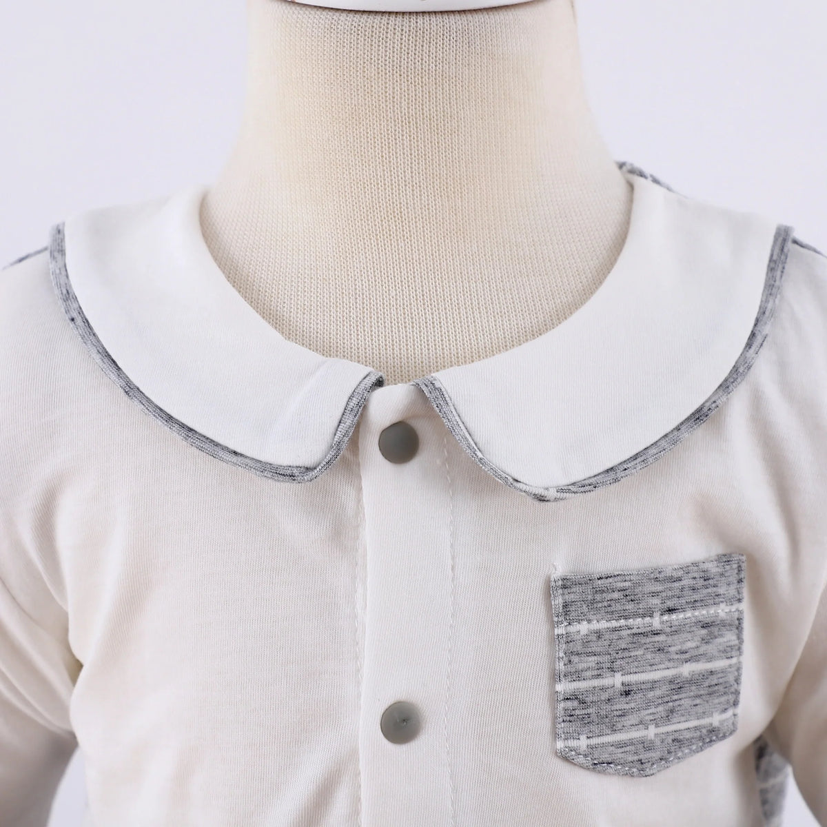 Striped Classic Romper for Baby Boy Image