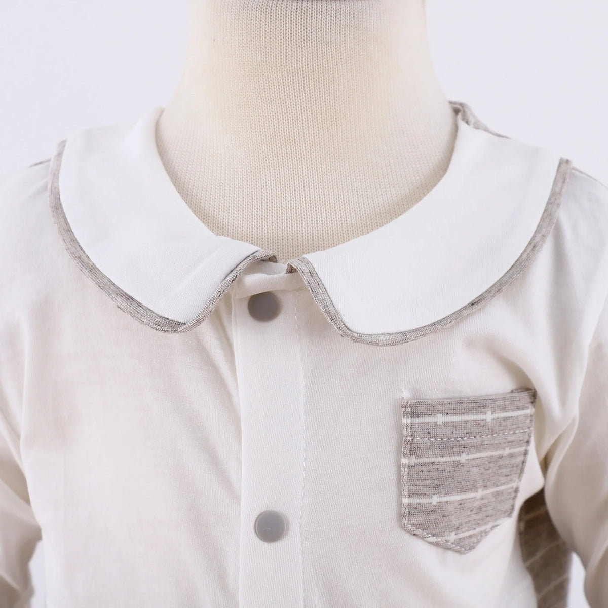 Striped Classic Romper for Baby Boy Image