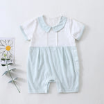 Color-Blocked Classic Romper for Baby Boy Image