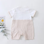 Color-Blocked Classic Romper for Baby Boy Image