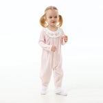 Checked Classic Romper for Baby Girl Image