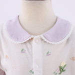 Printed Classic Romper for Baby Girl Image