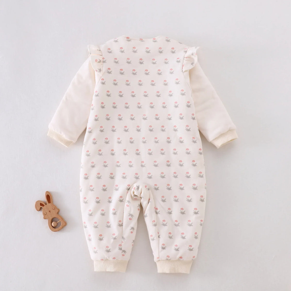 Floral Pajamas Romper for Baby girl Image