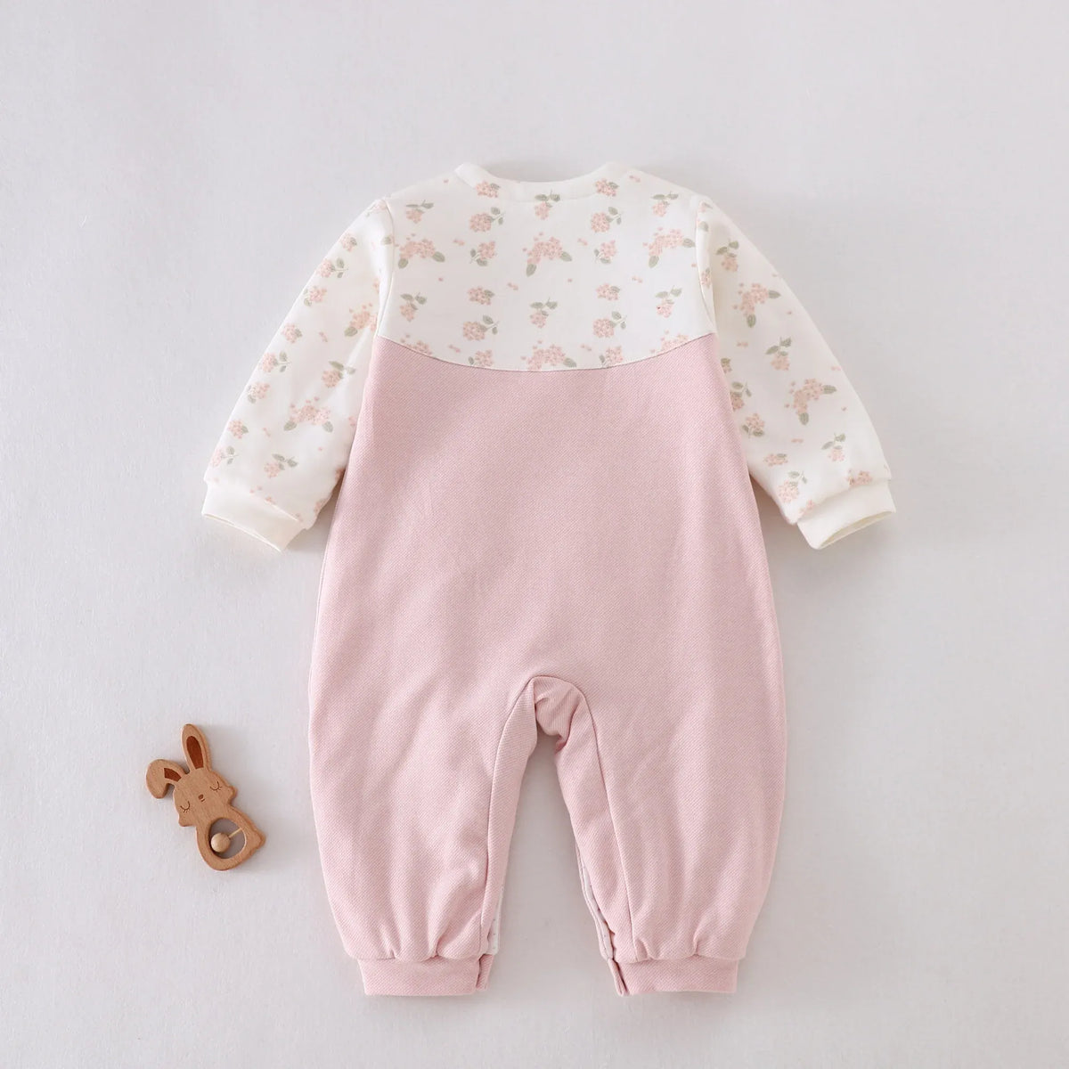 Floral Pajamas Romper for Baby girl Image