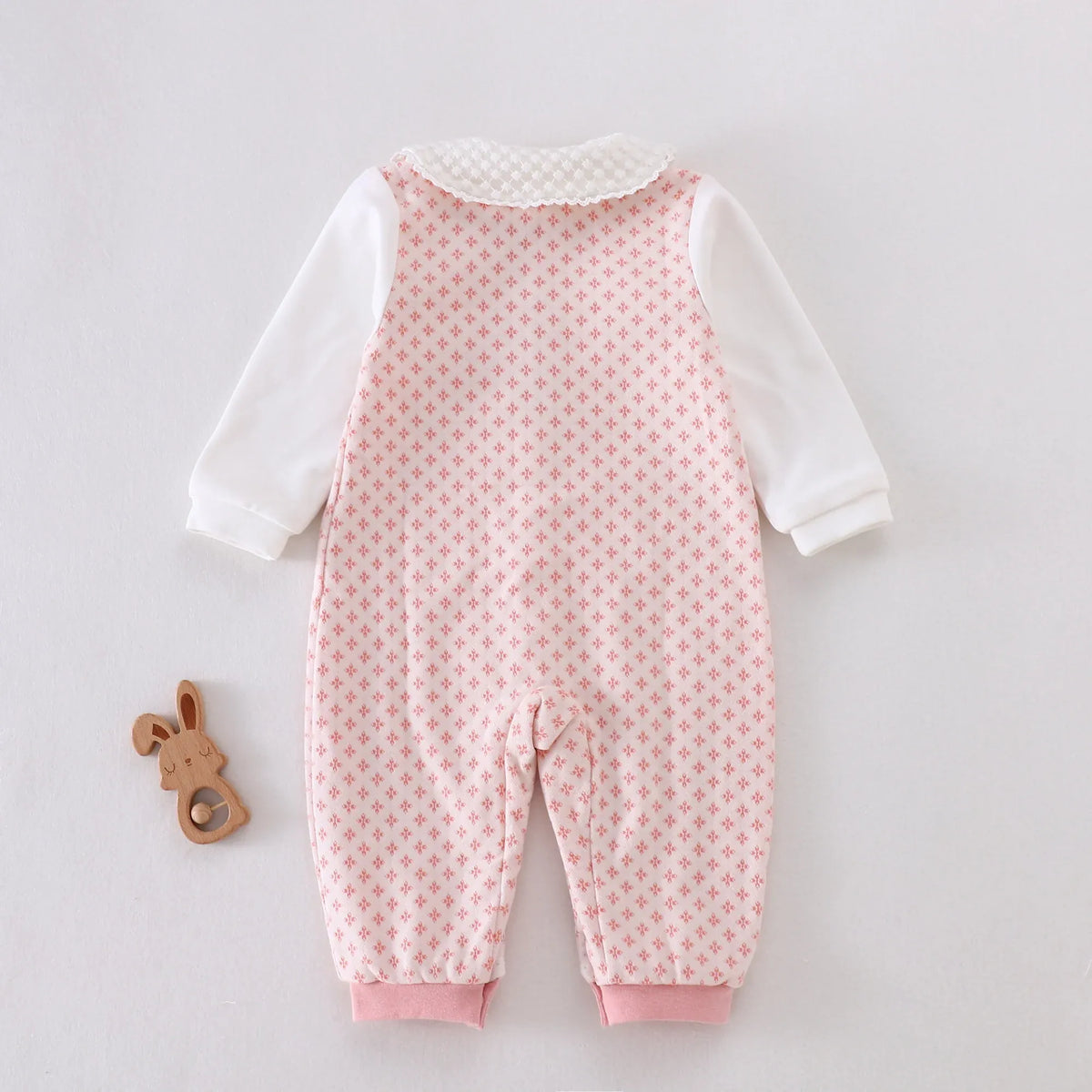 Floral Pajamas Romper for Baby girl Image