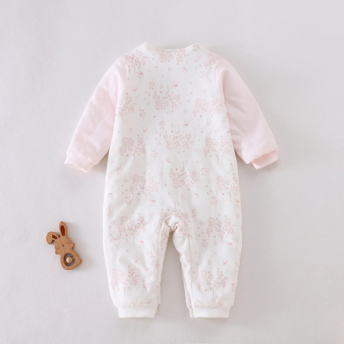 Floral Pajamas Romper for Baby girl Image