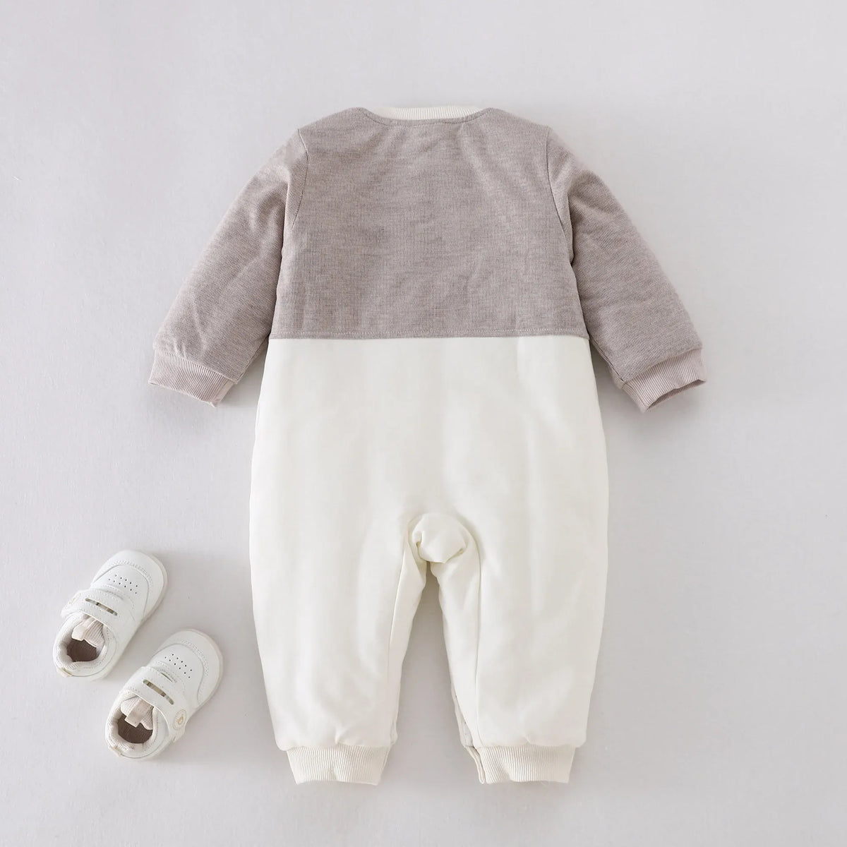 Color-Blocked Pajamas Romper for Baby boy Image