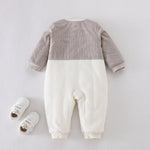Color-Blocked Pajamas Romper for Baby boy Image