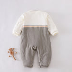 Color-Blocked Pajamas Romper for Baby boy Image