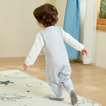 Color-Blocked Basic Romper For Baby boy Image
