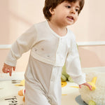 Printed Basic Romper For Baby boy Image